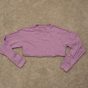 Balanced cropped long sleeve